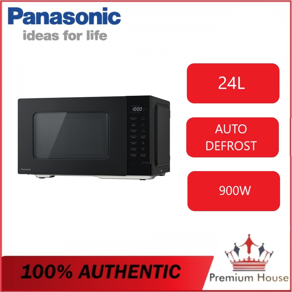 Panasonic Microwave Oven NN-GT35NBMPQ (24L) Grill + 14 Auto Menu NN-GT35N