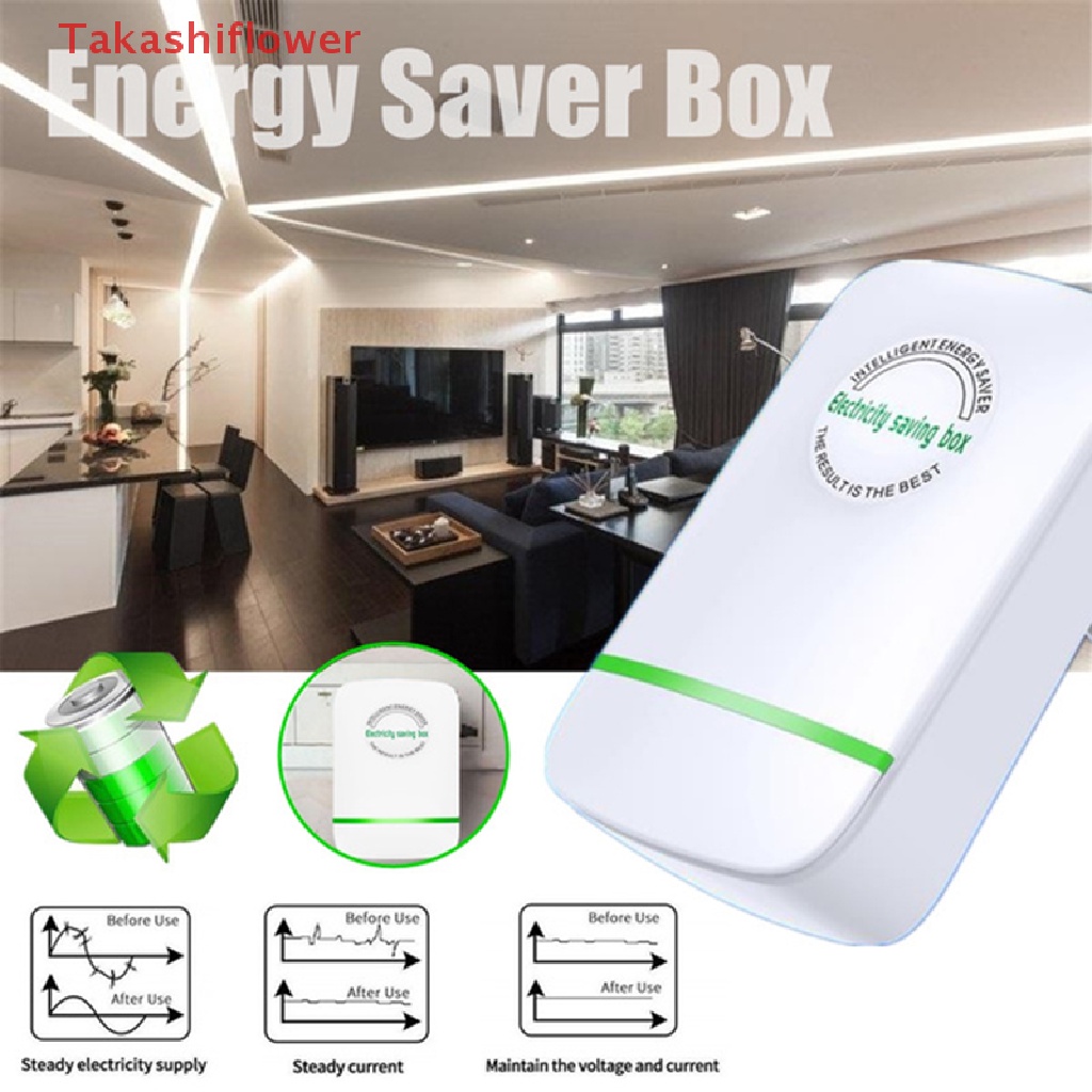 (Takashiflower) 30000W Home Smart Energy Power Saver Device Electricity Saving Box Save Electric