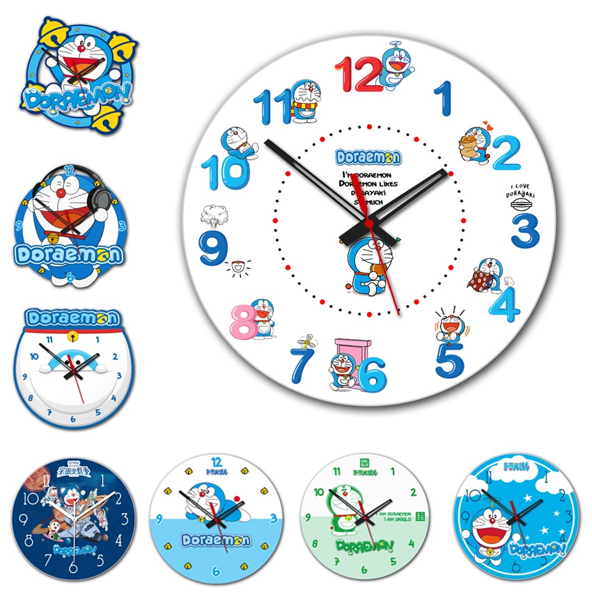 Doraemon Character Wall Clock Shopee Malaysia