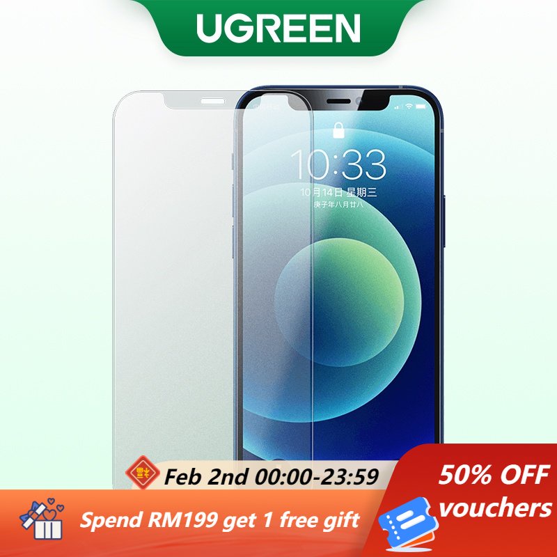 Ugreen Phone Screen Protector For Iphone 12 11 Pro Max Iphone 12 Mini 9d Clear Full Coverage