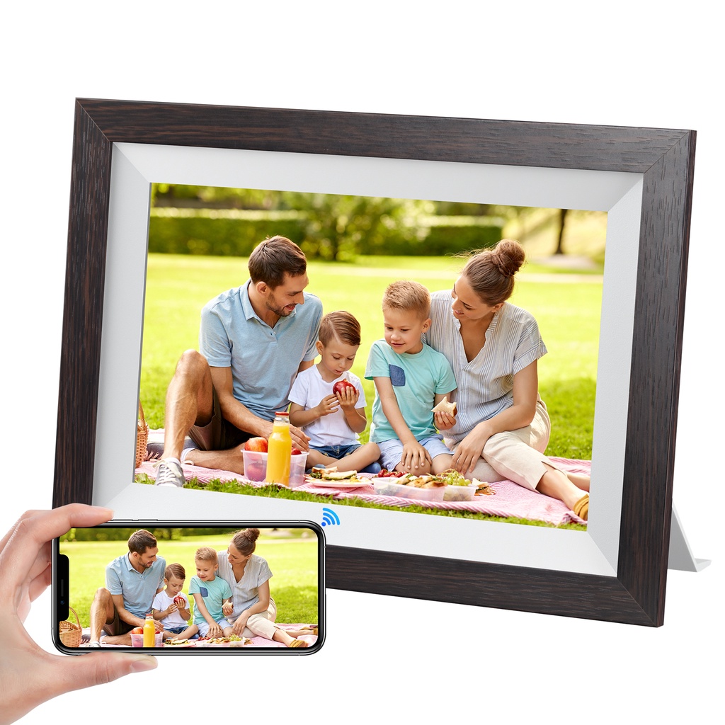 Kodak 10.1 Inch Smart WiFi Digital Photo Frame 1280x800 IPS LCD Touch Screen, Auto-Rotate Portrait and Landscape, Built in 16GB Memory, Share Moments Instantly via Kodak App from A