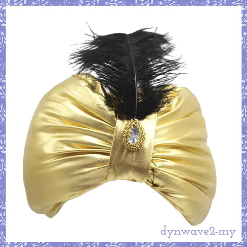 [DynwaveedMY] Arab India Pleated Turban Twisted Pleated Pre Tied Knot