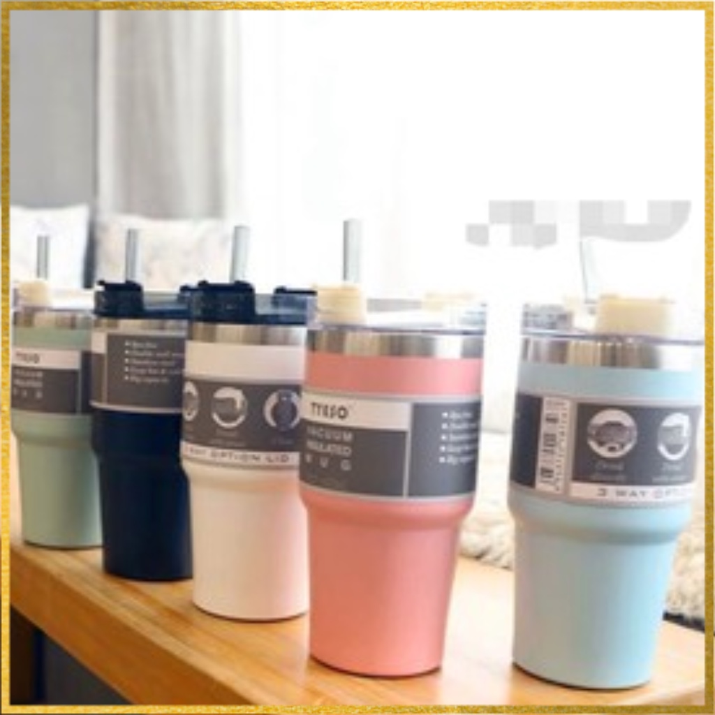 Tumbler Flask Thermos/Cup with Straw Style Water Bottle/Starbuck ...