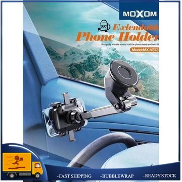 MOXOM MX-VS73 EXTENDABLE PHONE HOLDER STRONG CLIP TO MAKE SURE TO HOLD THE PHONE STEADY AND NON-SLI