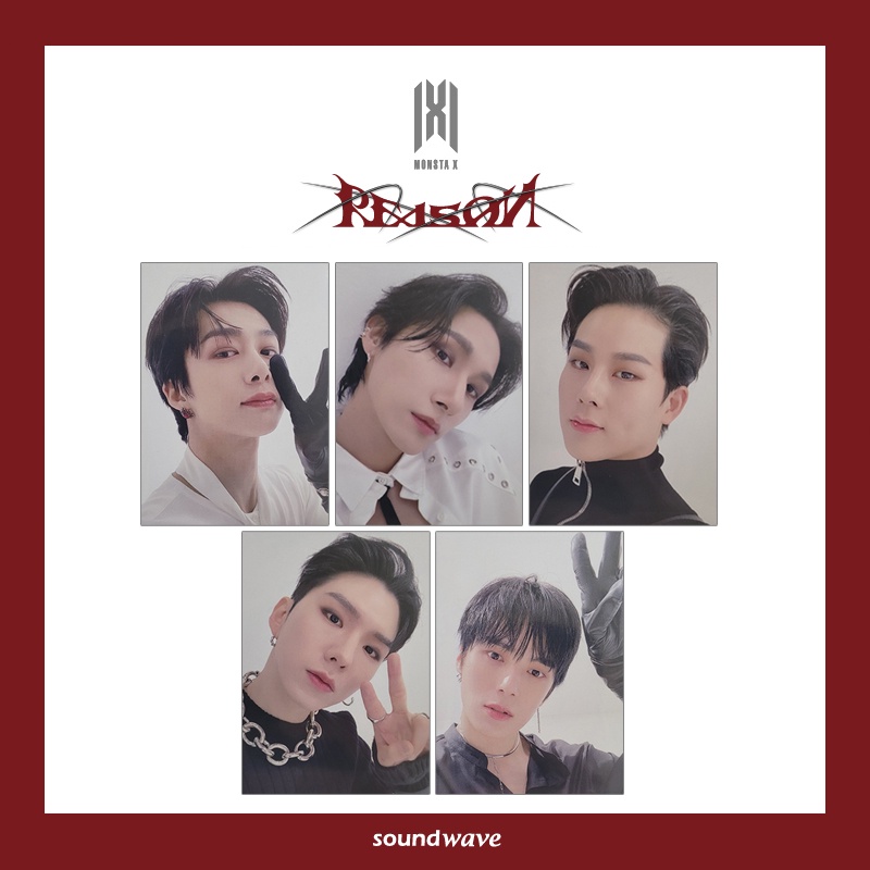 MONSTA X 12th Mini Album - Reason [SOUNDWAVE 2nd PHOTOCARD] | Shopee ...