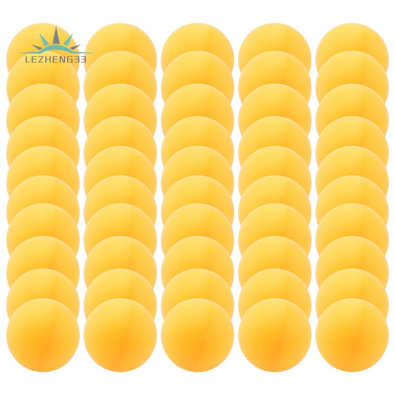 50 pcs 40 mm table tennis training balls, ping pong balls, Yelow/White Random