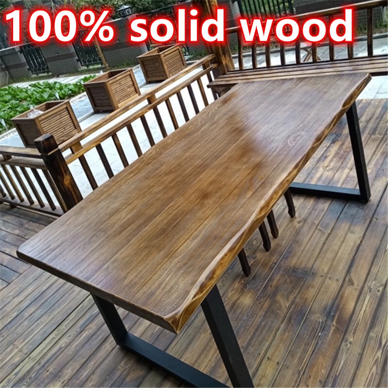 customizedSolid wood  table loft conference table desk negotiation table and chair simple modern workbench Study table dining table Desk