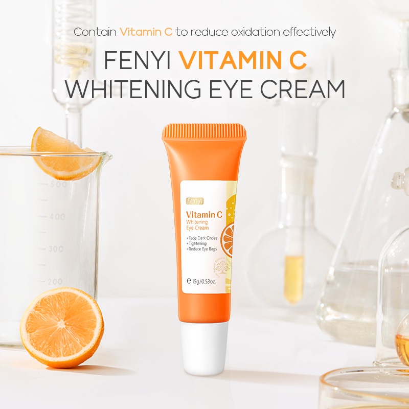 LAIKOU FENYI Vitamin C Whitening Eye Cream Fade Dark Circles Tightening