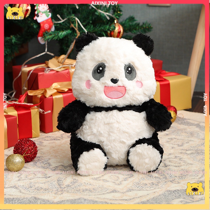 AIXINI 30CM Cute Panda Plush Stuffed Animal Doll, Soft Cuddly Baby ...