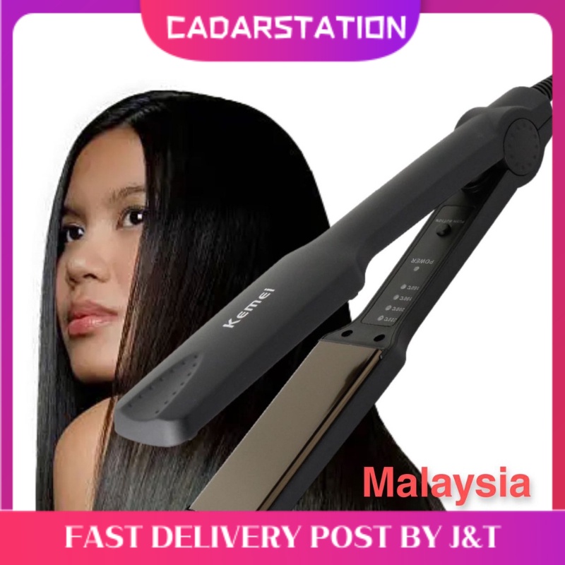 CS_ Kemei Km-329 Iron Ceramic Hair Straightener Styling Tools Machine Original Professional For Anion Care