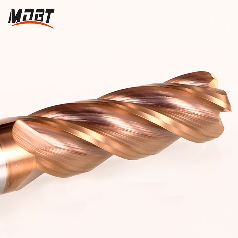 Workshop Duty Corner Radius End Mill CNC R Bullnose Cutter Tungsten Carbide Steel Metal Router Tool 4 Flutes R0.5 R1 ... - Image 4