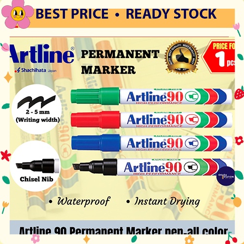 Local Ready Stock ARTLINE 90 PERMANENT MARKER / Marker Pen / Permanent ...