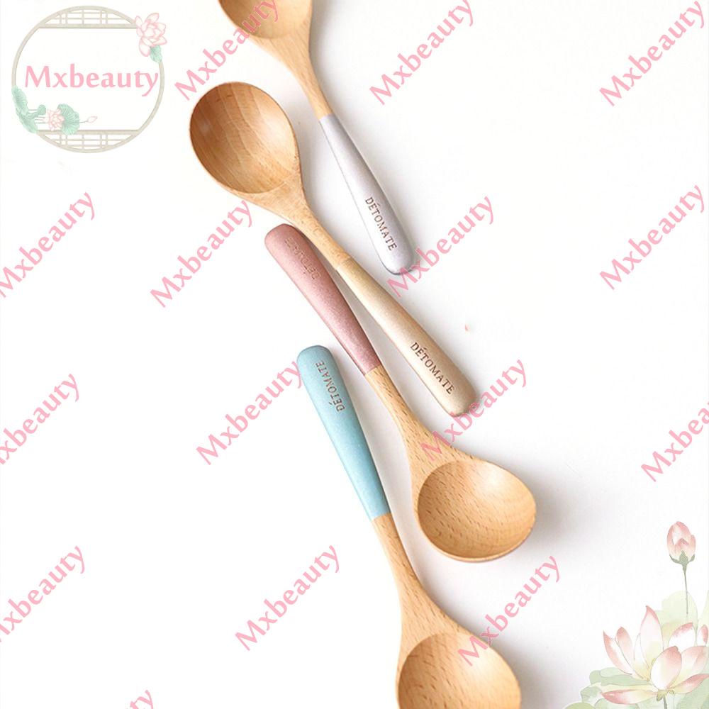 MXBEAUTY Soup Ladle Japanese Style Kitchen Wooden Elegant Multifunction