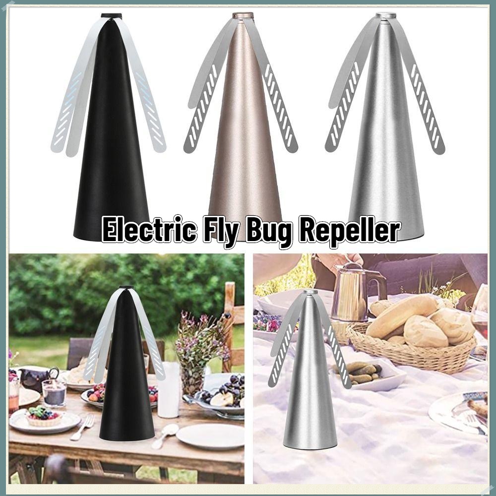 MY STOCKAutomatic Repellent Fan Outdoor Fly Bug Repeller Pest Fan Electric Vegetable Mosquito Killer Food Protector