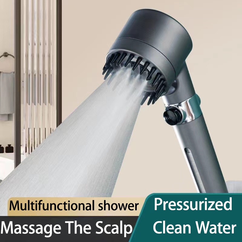 High-Pressure Shower Head Handheld Shower Head Bathroom Pressurized Massage Shower Head Universal Filter Element Shower Head With Filter,air pancut bilik mandi