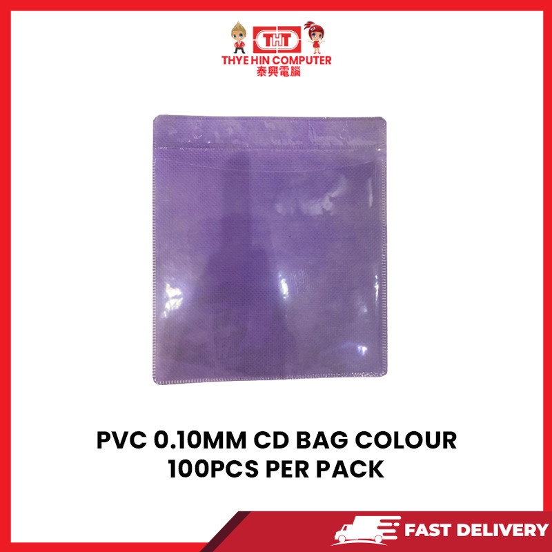 A03 PVC 0.10MM CD BAG COLOUR(DELIVER BY SEREMBAN & MELAKA)