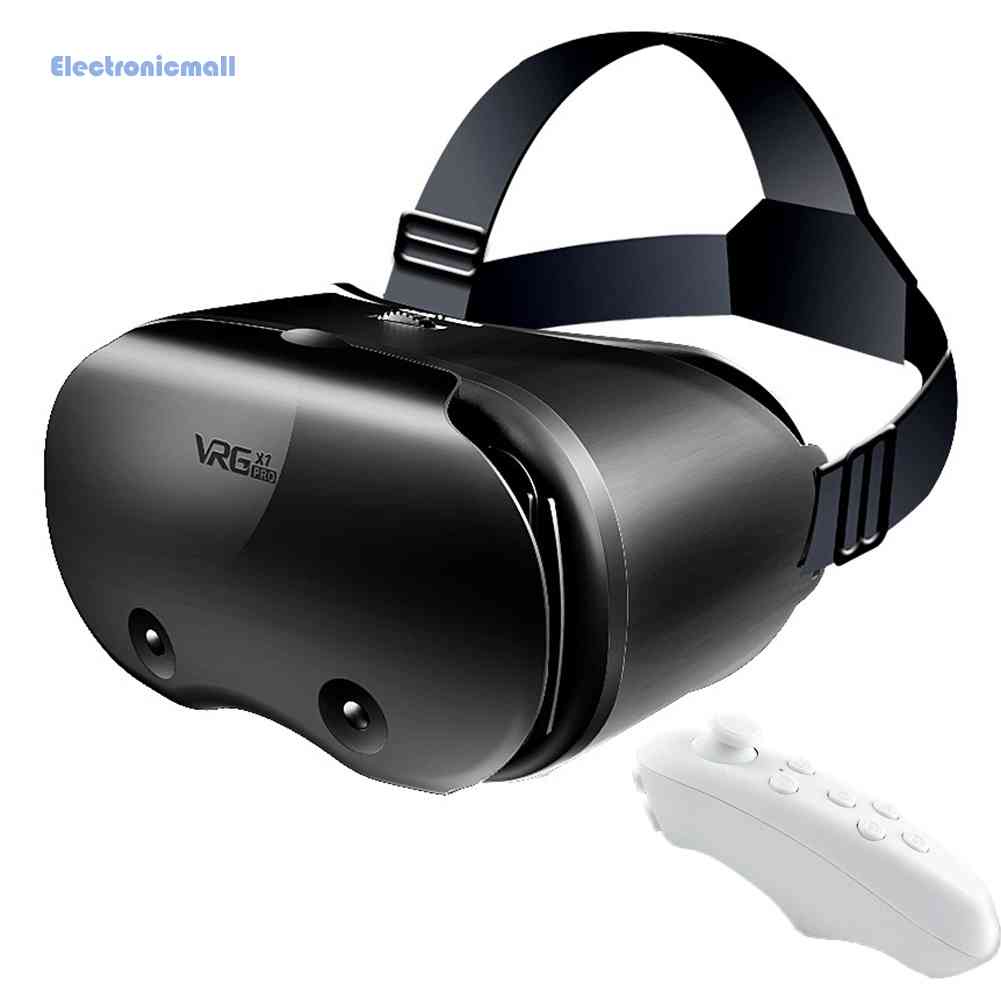 [ElectronicMall01.my] VRG Pro X7 3D VR Headset Virtual Reality Glasses Helmet with Controller