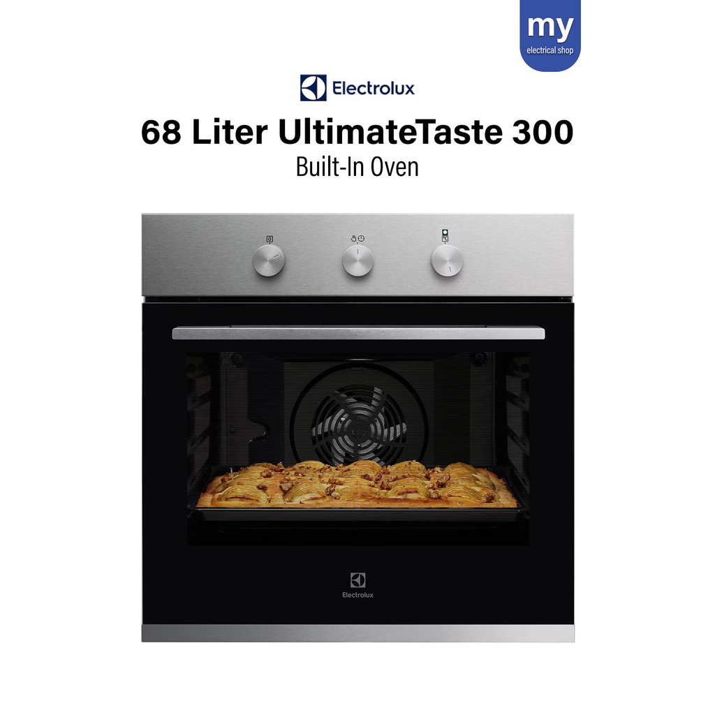 Electrolux KOHLH00XA 68L Built in Oven with Pizza & Grill function KOHLH00