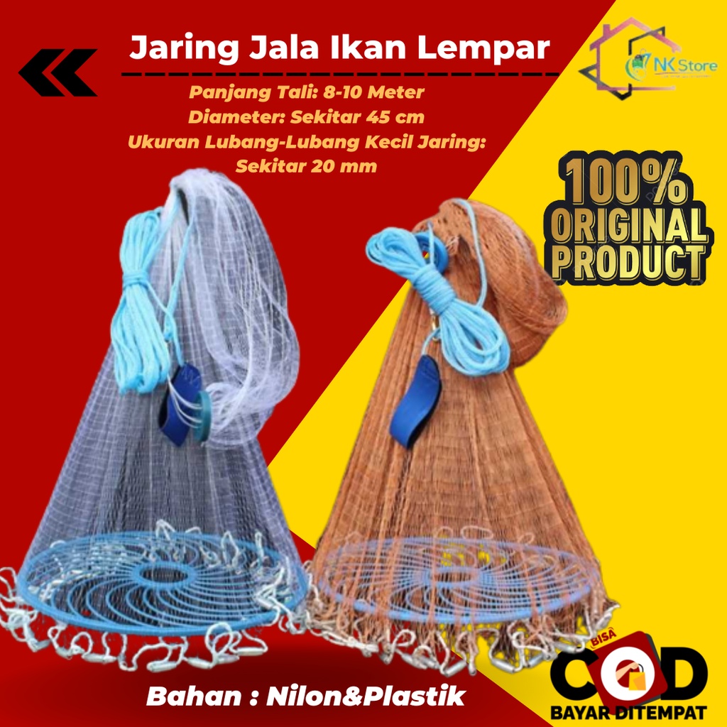 Fishing Net Fishing Net Throwing Fishing Throw Net Cage 3 6x10M Fish