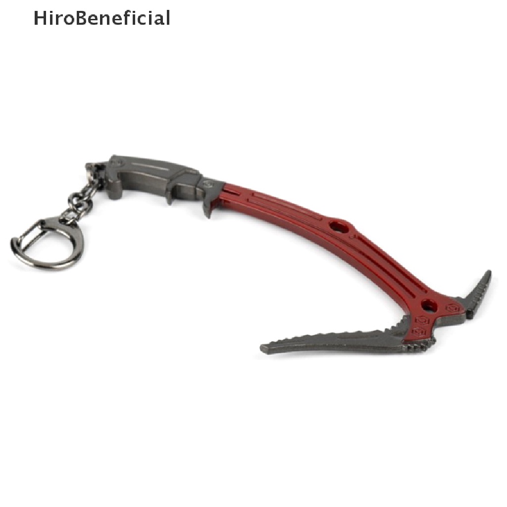 ✨HiroBeneficial✨ New Movie Tomb Raider Keychain Lara Croft Taro Ice Axe Pendant Key Ring Chain For Men Fans Souvenir Porte Clef Kolye Jewelry [MY]