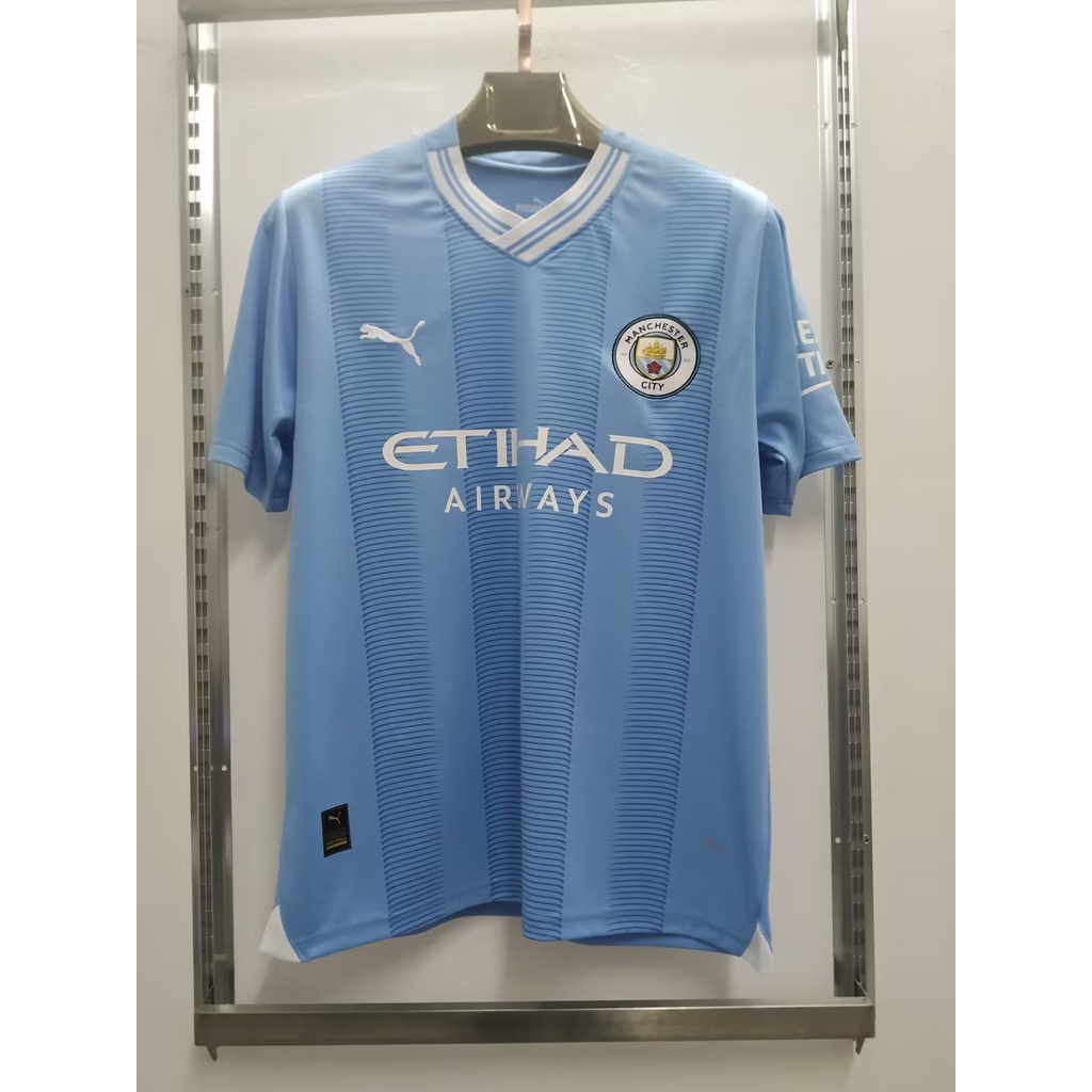 Man City jersey 2023 2024 23 24 home Fans issue soccer shirts Shopee