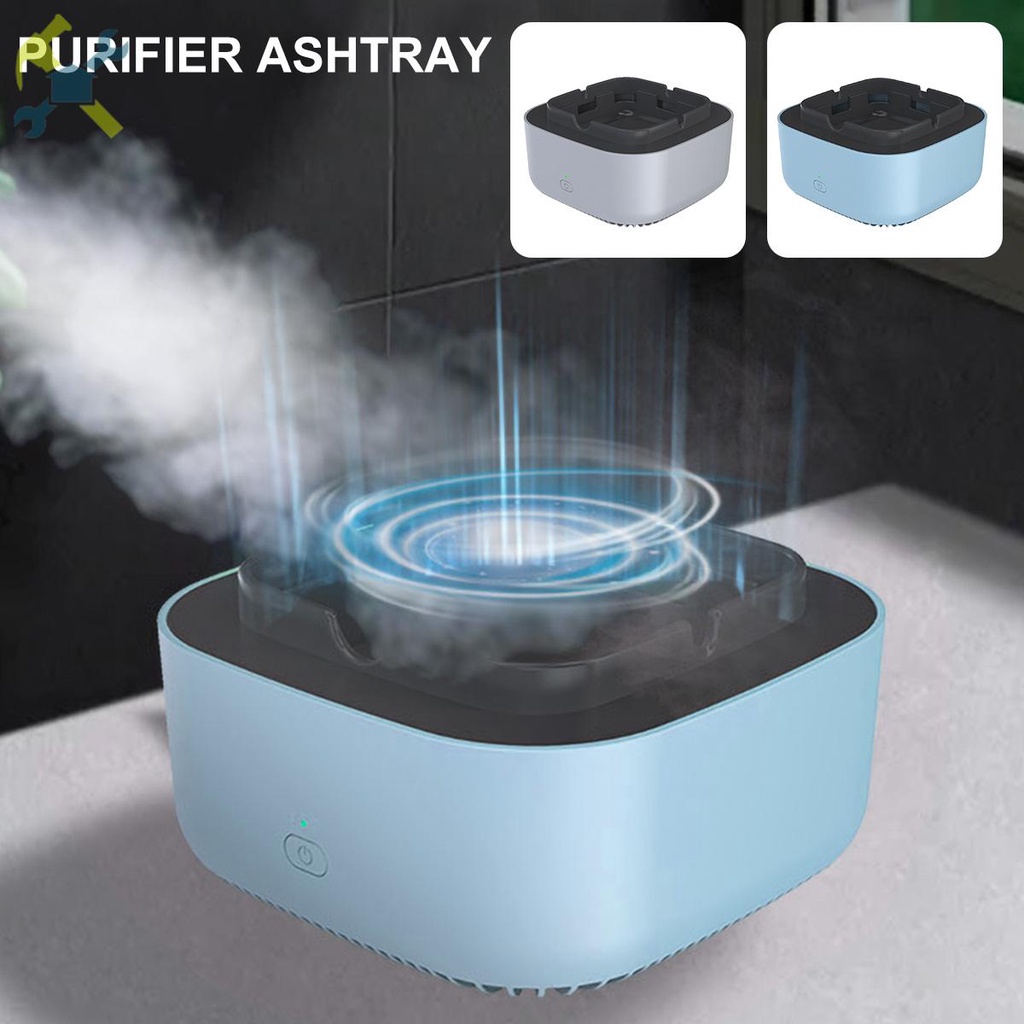 Smokeless Ashtray Indoor Smoke Grabber Ashtray 30db Quiet Anti-Flaming Ashtray Air Filter Support 20min Auto Off SHOPCYC7485