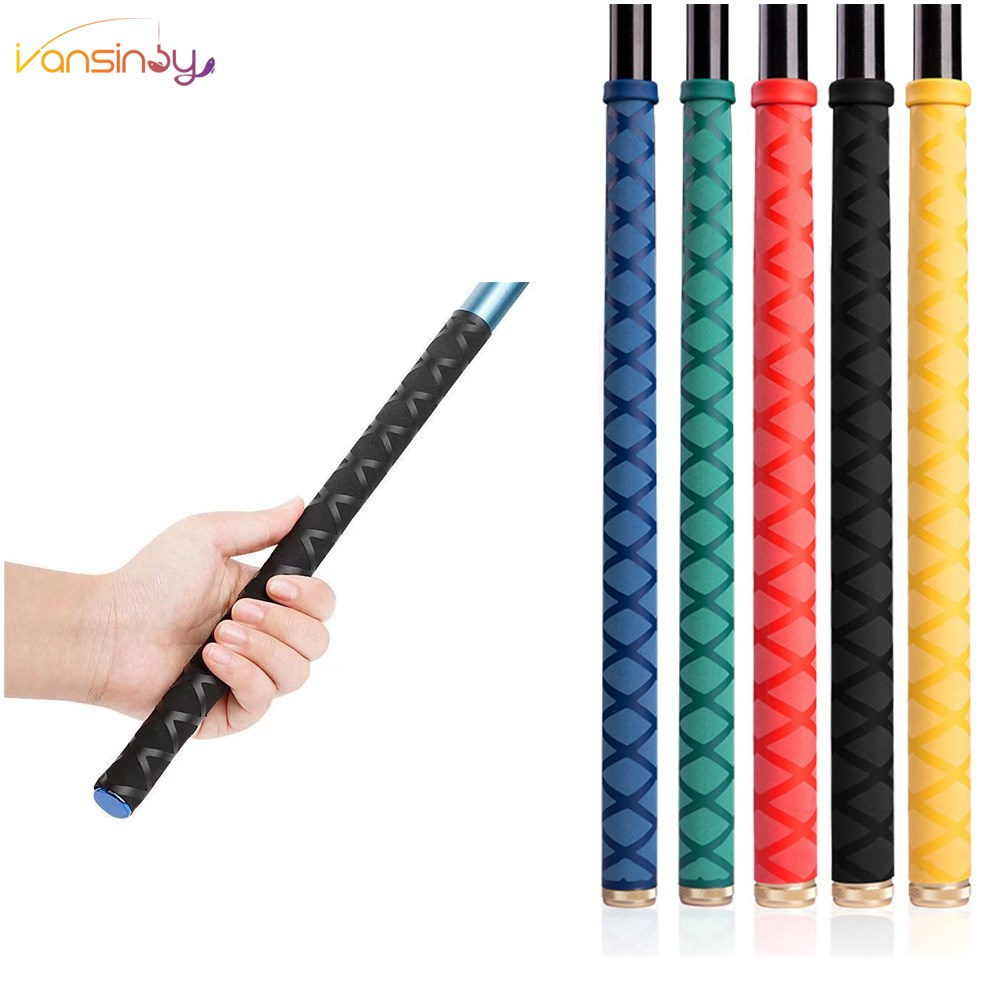 1m Anti-slip Fishing Rod Grip Heat Shrink Sleeve Wrap Tube Protective Cover Insulation Waterproof