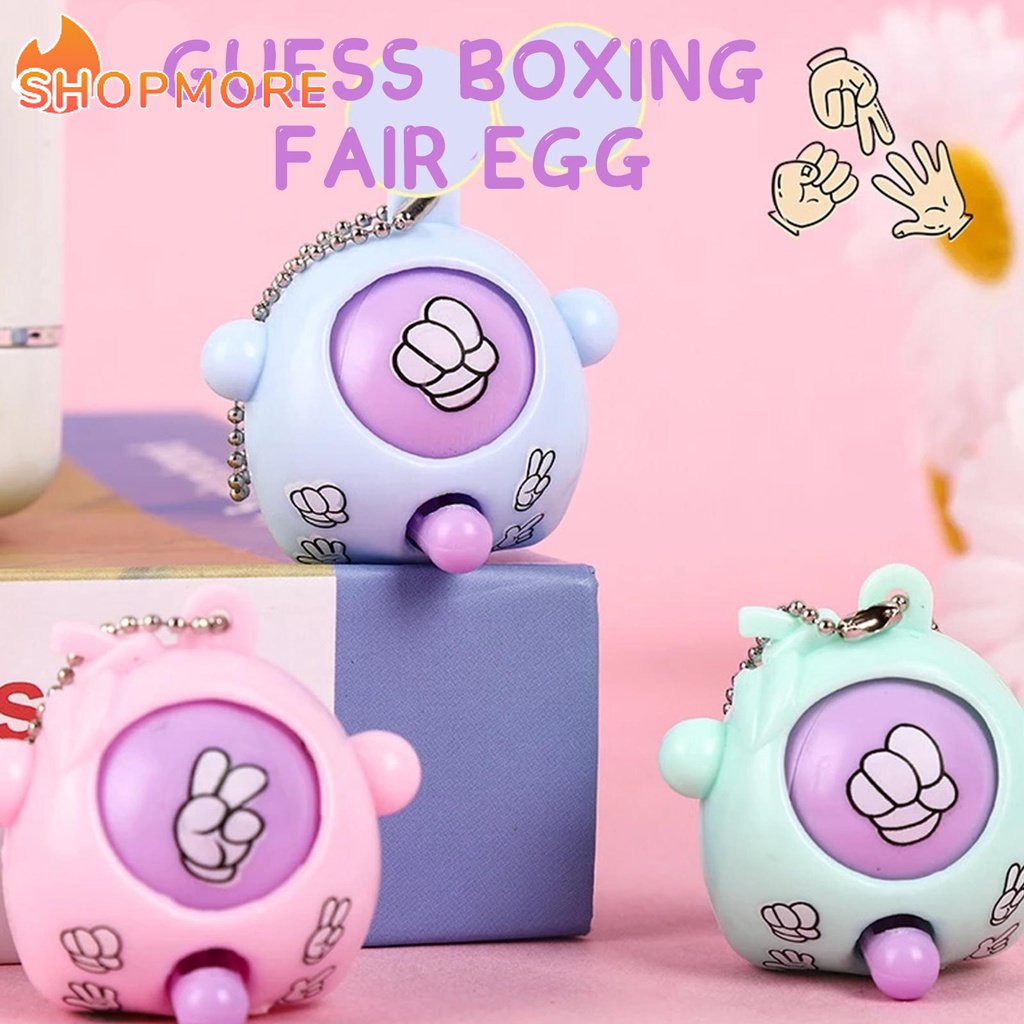 Kids Mini Fair Finger-guessing Game Rock Paper Scissors Play Toy Children Fun Battle Game Tools