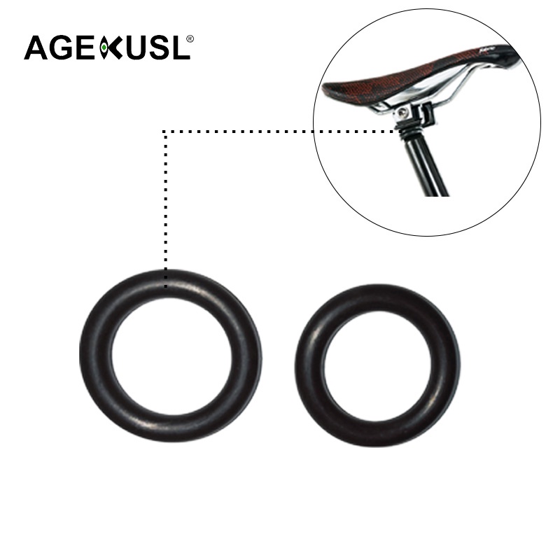 AGEKUSL Bike Nipple Seatpost Rubber Rings Bike Pentaclip Rubber Washers