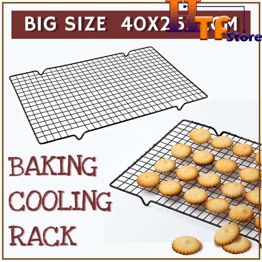 Cooling Rack Kitchen Big Size Non Stick Cooling Tray Mesh Cake Food Rack Pizza Barbecue Oven Grill Drying Kitchen Baking