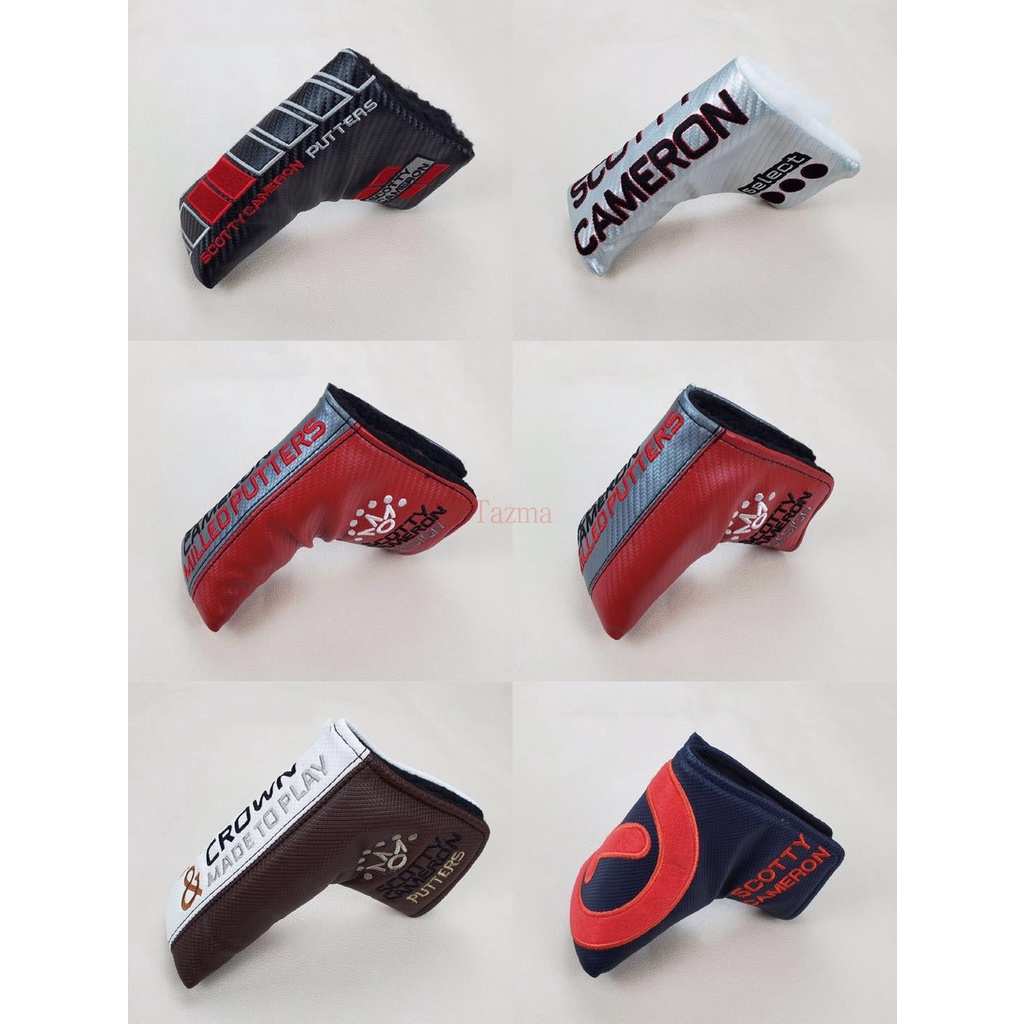 Branded New Golf Club Blade Putter Headcover Custom Shop Circle T Crown Design for Tour Use Only Design for Golf Club Head Protection Cover Free Shipping