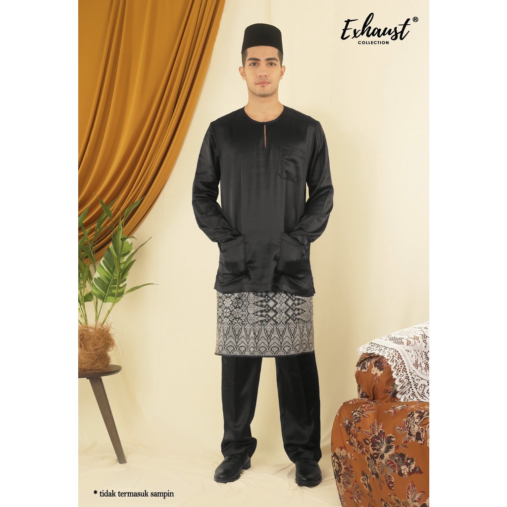 EXHAUST (SET A) BAJU MELAYU MODEN JOHOR COLLAR (DEWASA) 881522 Shopee