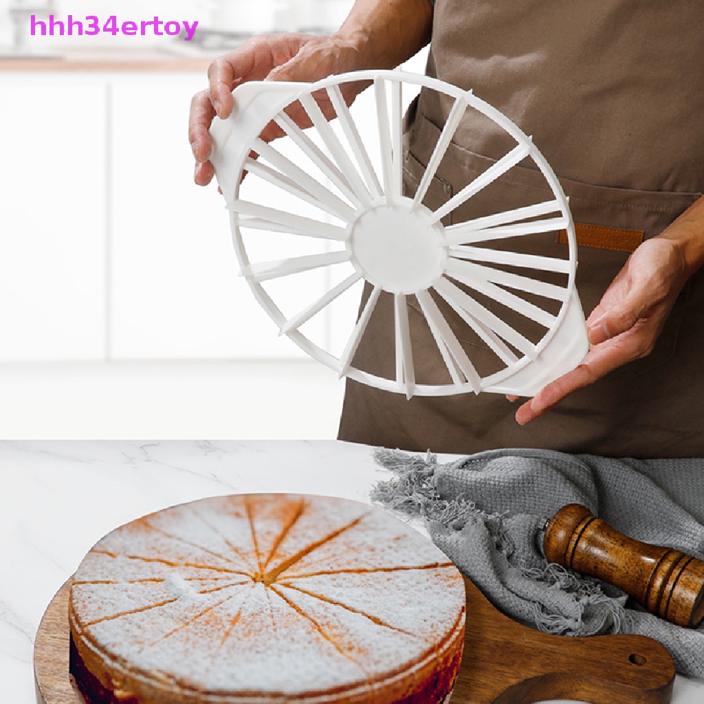 hhh34ertoy> 1PC Slices Cake Equal Portion Cutter Round Bread Dessert Mousse Divider well