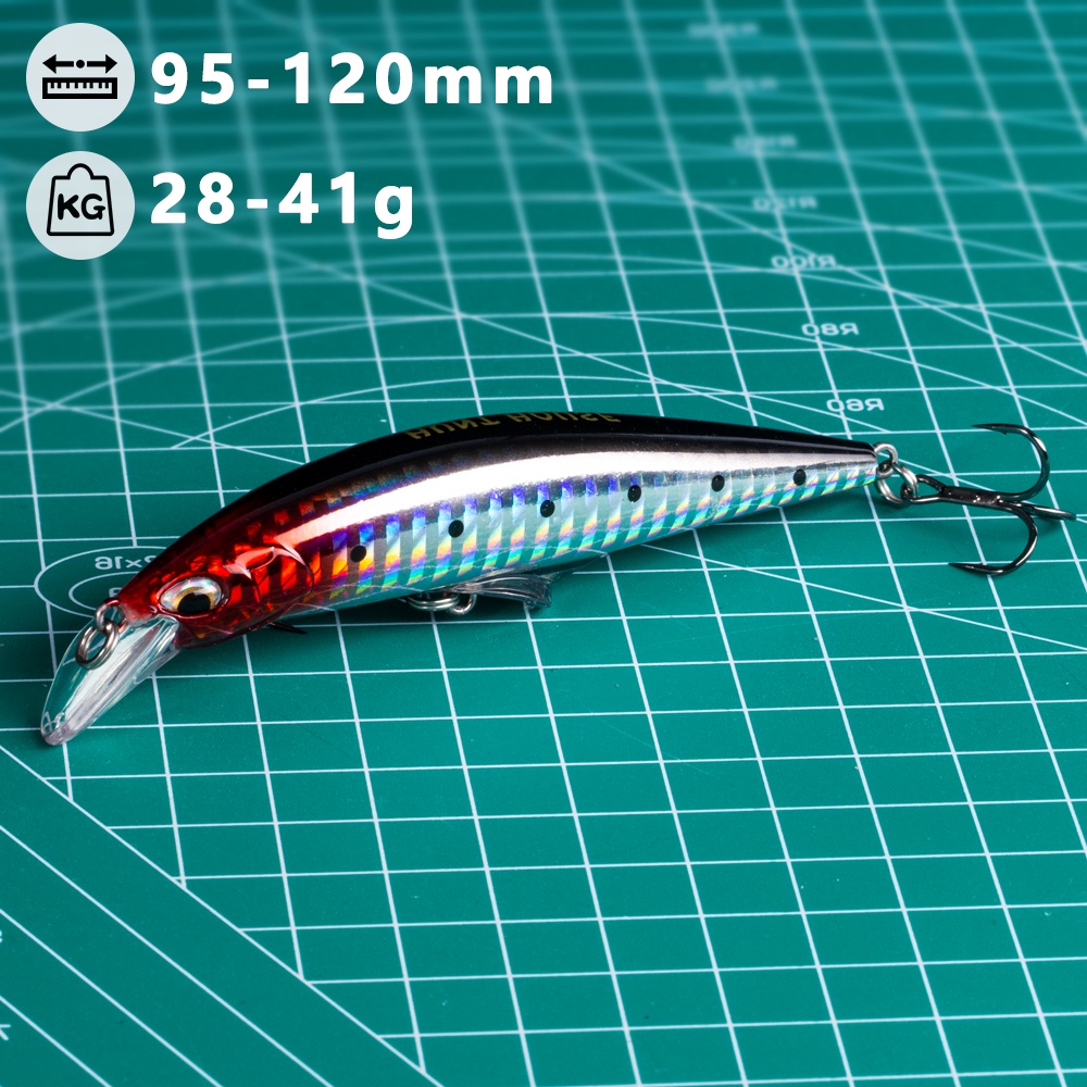 Heavy Sinking Minnow Fishing Lures, 120mm 45g Sea Bass Hard Lures Artificial Bait Shopee Malaysia