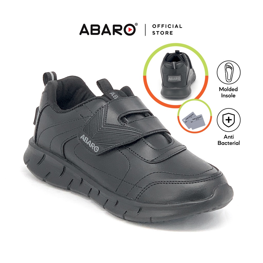 Bigbiz Abaro Water Resistant 2808n Ultra Light Sneaker School Shoes