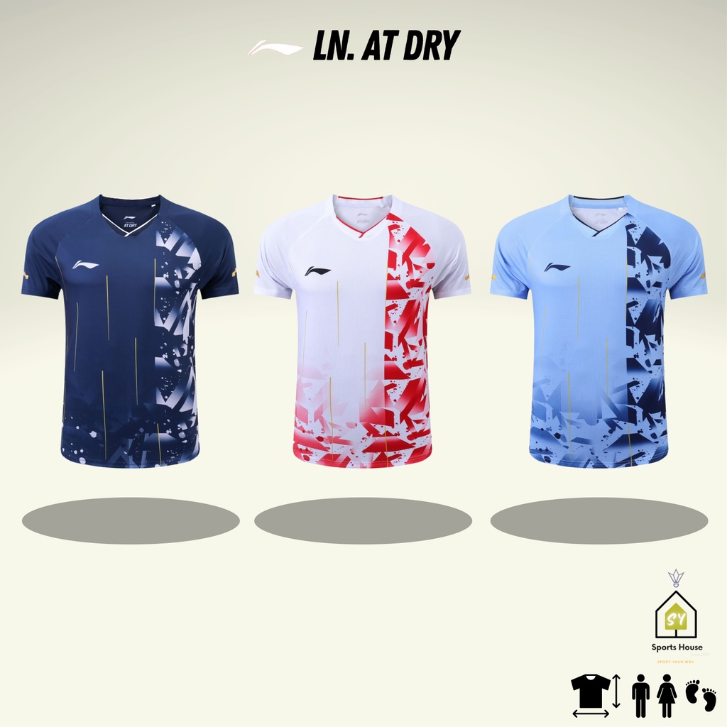 Lining Badminton Jersey Anthony Ginting Indonesia New Design Li Ning Sport Shirt Baju Jersi Sukan