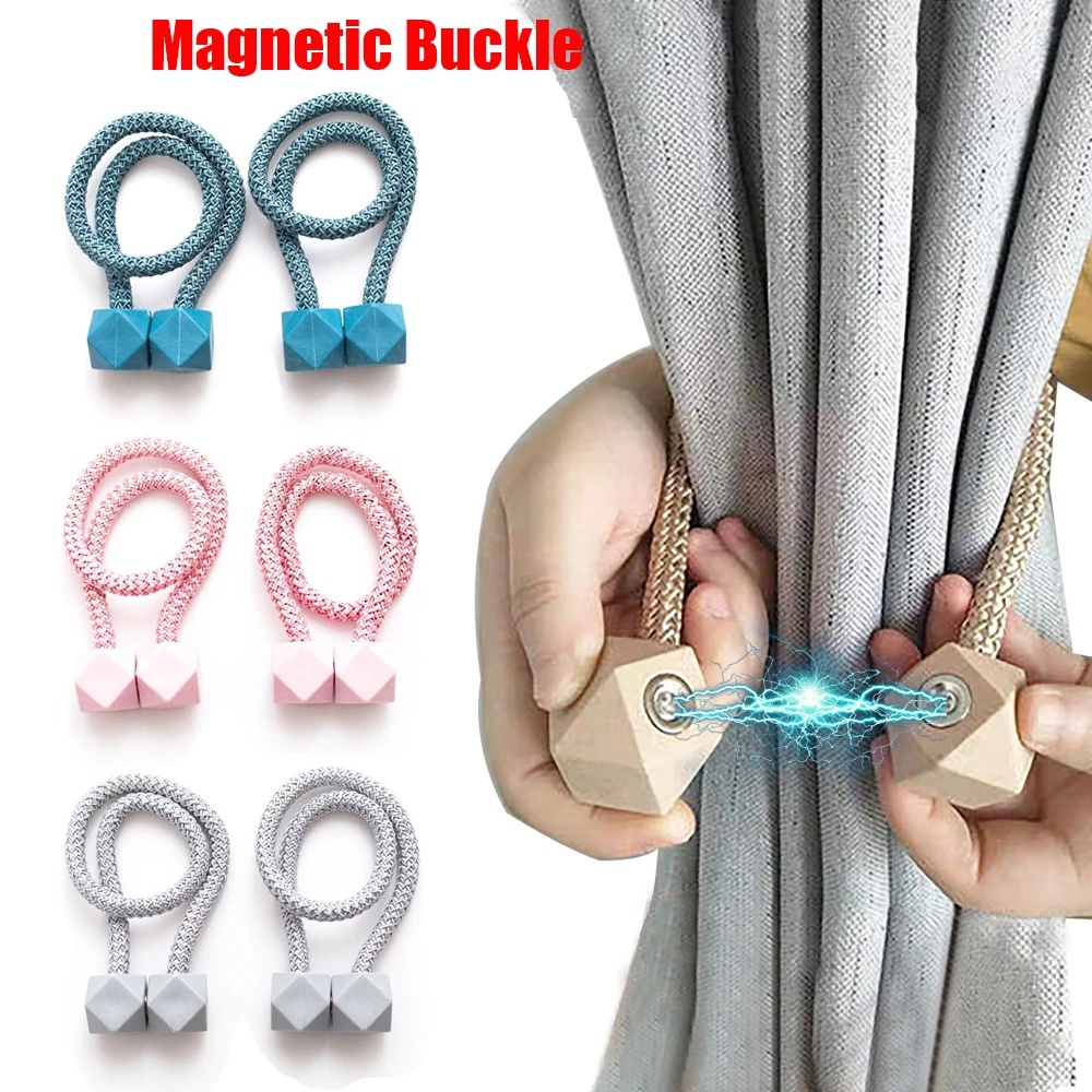 1 Pc Fashion Pearl Magnetic Curtain Clip Portable Nail Free Curtain Fixing Buckle Home Curtain Decor Accessories