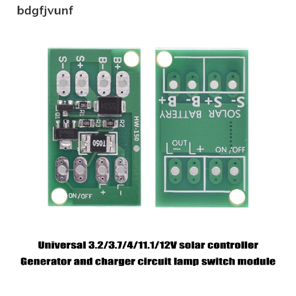 BDGF Automatic Solar Panel LED Lamp Control Switch Charger Charging Controller Module MY