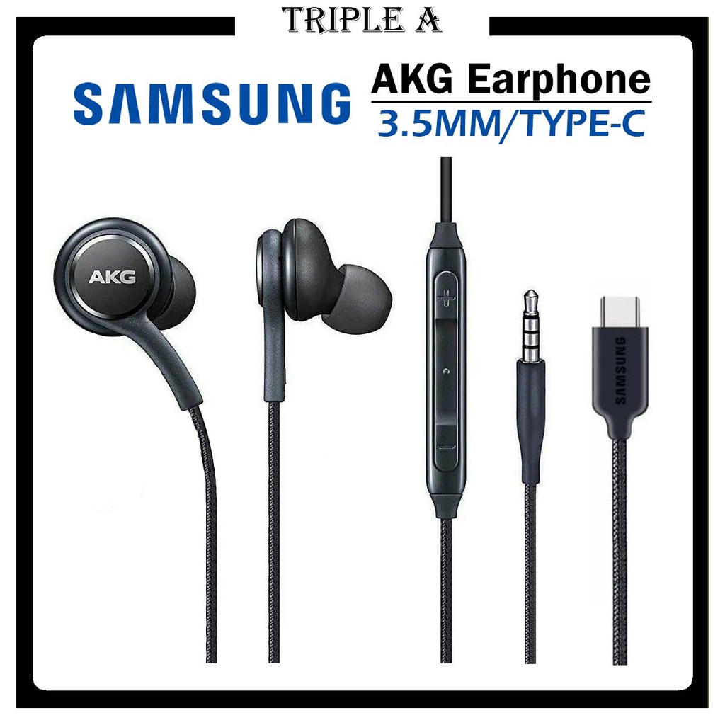 Samsung AKG Earphones Inear Headset Wired Tuned by Handsfree TypeC/3