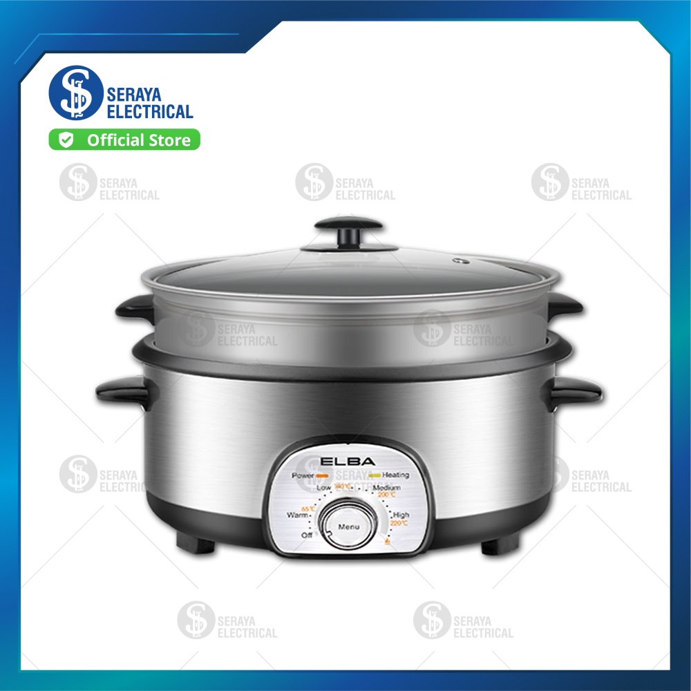 Elba 5.0L Non-Stick Multi Cooker + Steam Tray EMC-K5010(SS) / EMCK5010SS