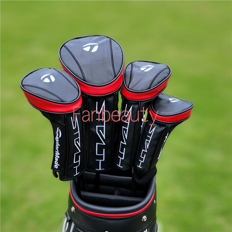 Taylormade Stealth New Golf Club Driver Fairway Woods Hybrid Ut Headcover Pu Leather Waterproof Sports Golf Club Head Cover