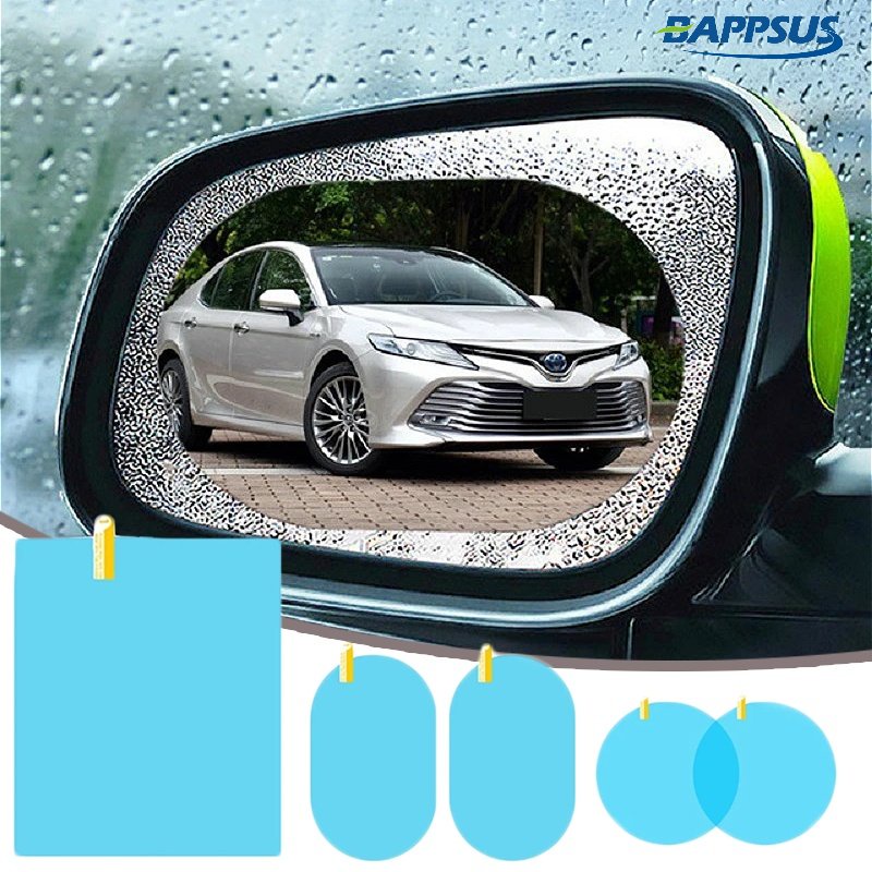 SUV Side Window Mirror Waterproof Nano Film Anti-fog Circular Rain-proof Sticker Car Accessories