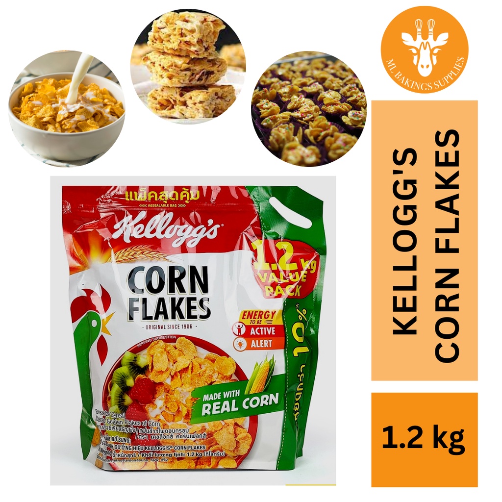 Kellogg's Corn Flakes 1.2kg [VALUE PACK] CornFlake Cereals kellogs 1