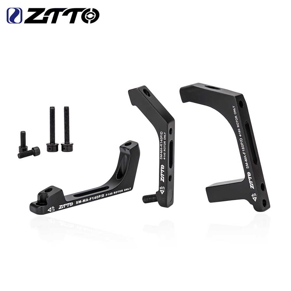 ZTTO Disc Brake Adaptor Gravel Bike Flat Mount to Post Mount PM Adapter 140 160 Rotor Change Road Bike Standard to MTB Specs