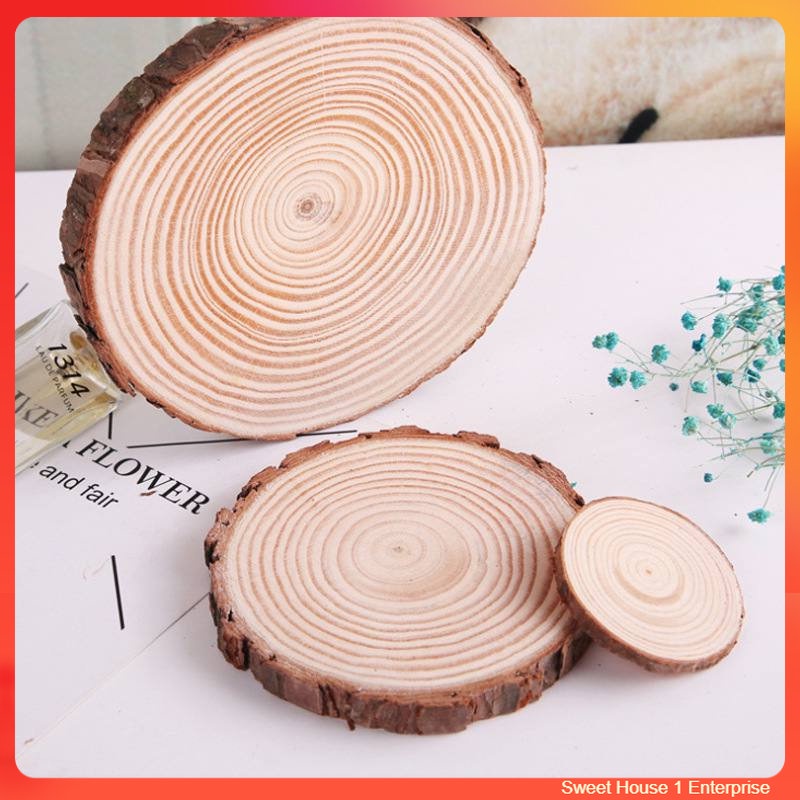 Scented Candle Base Candle Coaster Wall Decorative Hand Painting Wood Slice diy Craft
