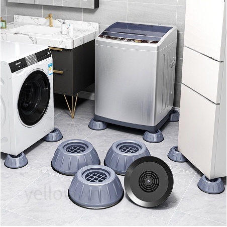 1PCS WASHING MACHINE MAT PAD PELAPIK KAKI MESIN BASUH Anti-slip Noise-reducing Heightening Feet Anti-vibration Pad