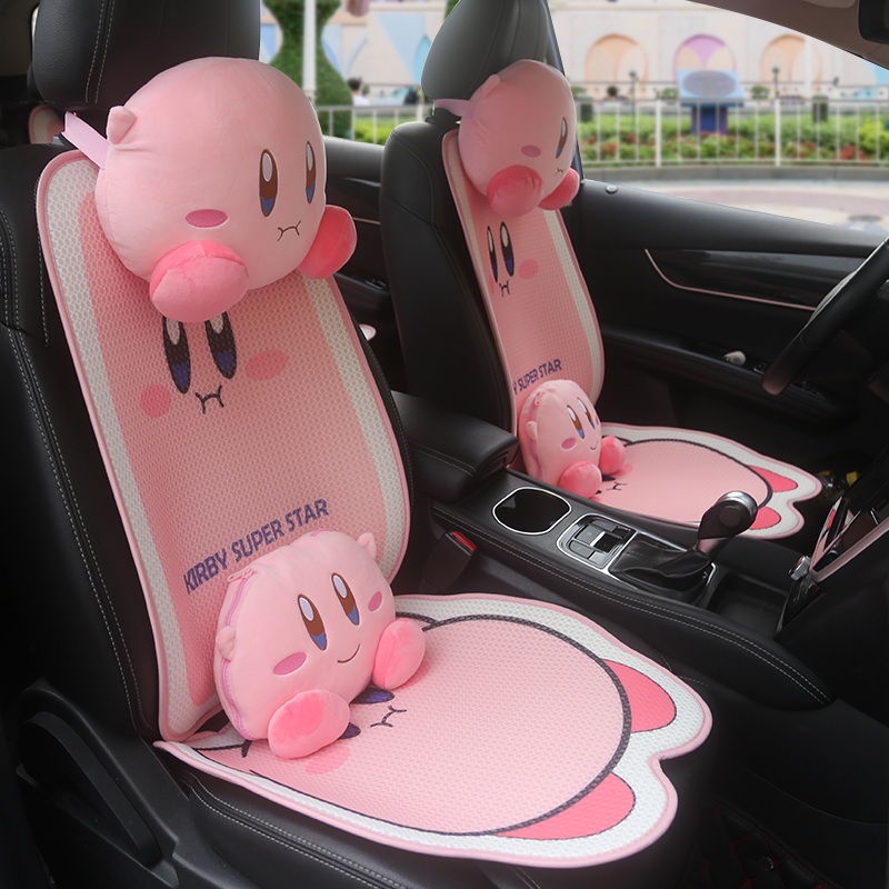 Star Kirby Car Seat Cushion Influencer Interior Decoration Fart Female Four Seasons Universal Winter