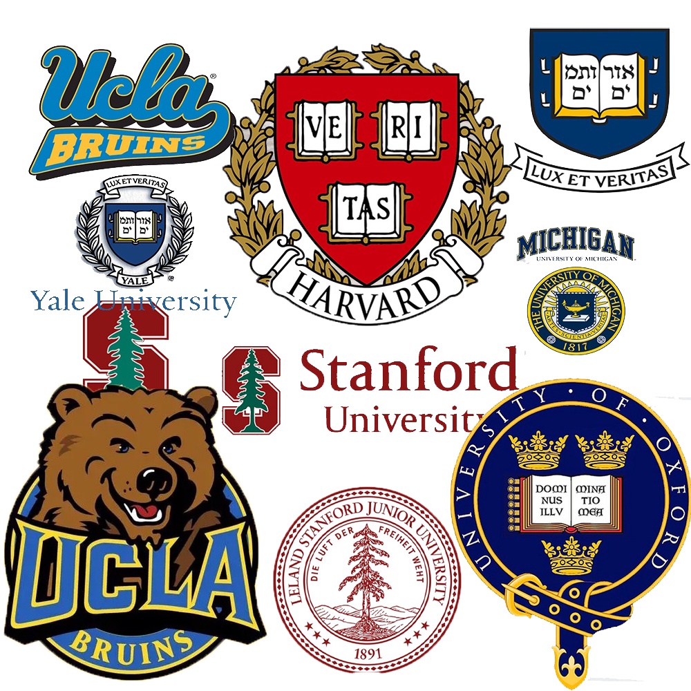 University Emblem Iron on Patches Student Clothes DIY Decoration Fashion Hoodie Applique Heat Transfer Sticker Birthday Gifts