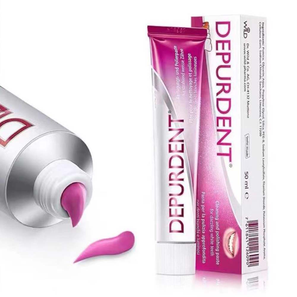 Depurdent clean & polish whitening stain removal toothpasteN Shopee