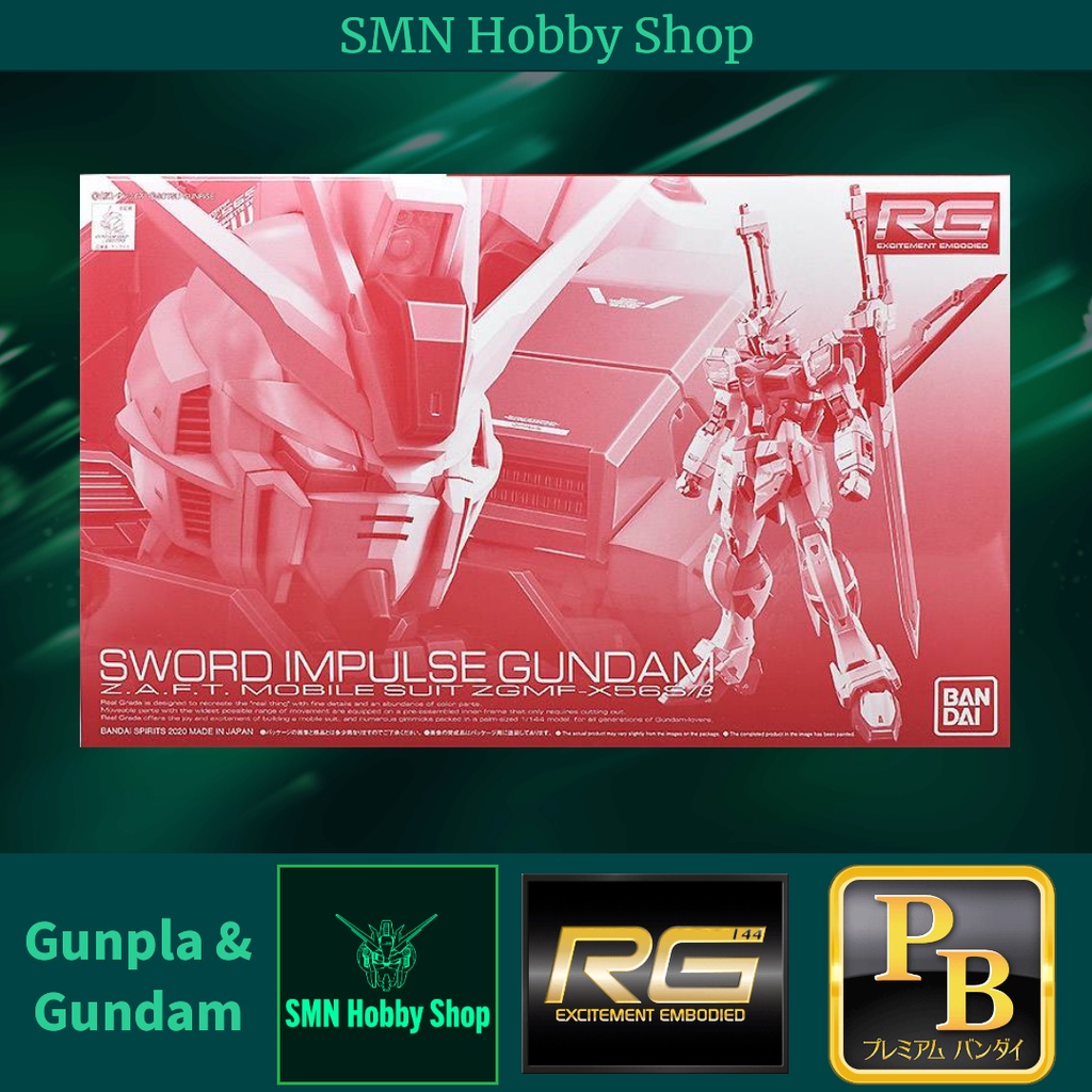 Rg 1144 Gundam Sword Impulse Gunpla Gundam Mobile Suit Gundam Seed Pb Premium Bandai 3761